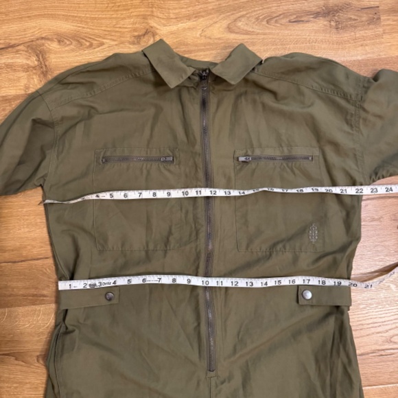 Free People Movement Mesmerize Me Utility Coveralls - Olive Green | Size S - Picture 10 of 12